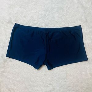 Rosegal Womens Plus Size 3X Navy Blue Swim Shorts Bottoms Stretchy Swimwear